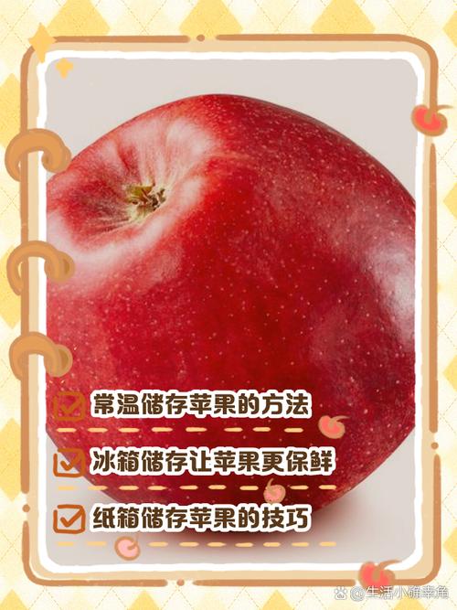 苹果保存秘籍 让新鲜如初的实用技巧